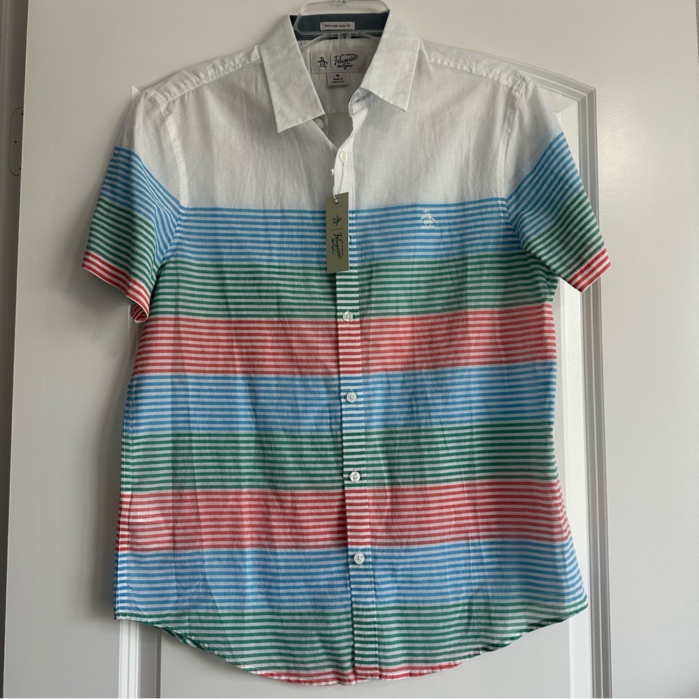 Original Penguin Multicolor Striped Shirt